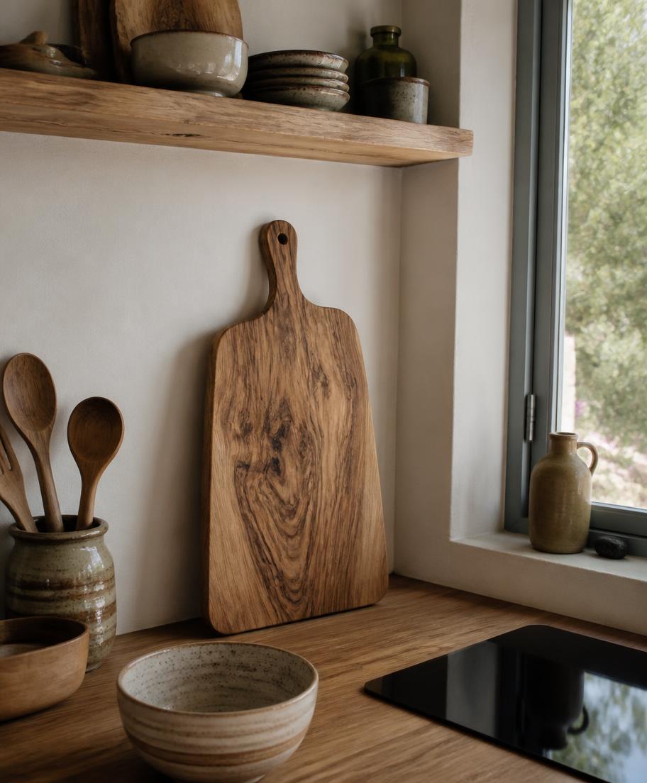 Snapshot of a holiday rental kitchen